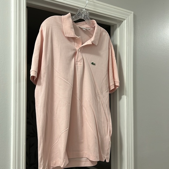 Lacoste classic polo - light pink men’s size XL / size 6 - Picture 7 of 7